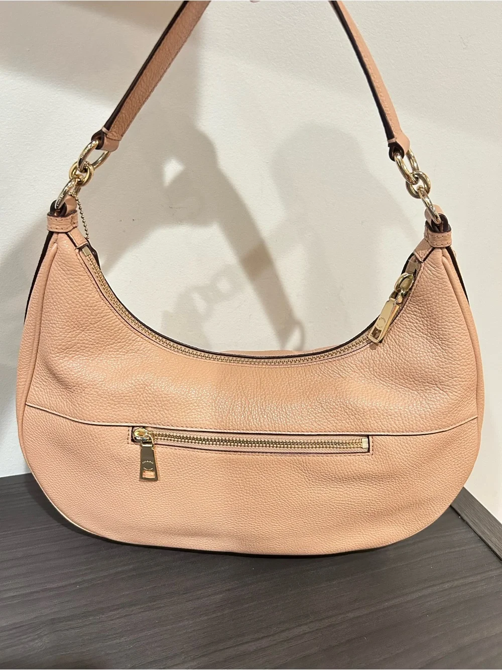 Coach East/West Harley Leather Hobo Bag Style#F22548 EUC